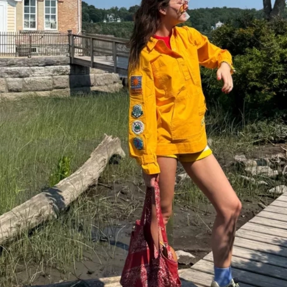 ANTHROPOLOGIE Maeve Fisherman Oversized Popover Top